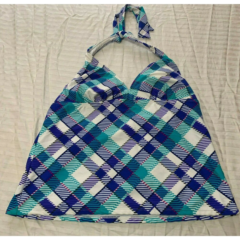 CATALINA WOMENS SWIM TANKINI TOP SIZE L